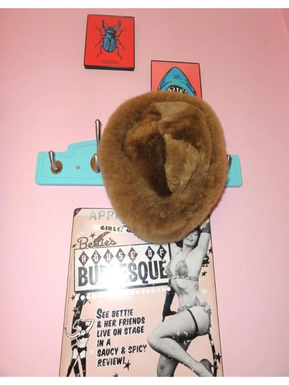 Vintage Peruvian Brown Real Alpaca Fur Cossack Hat winter - Picture 8 of 9